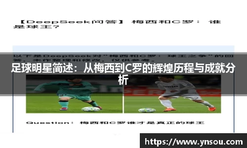 足球明星简述：从梅西到C罗的辉煌历程与成就分析